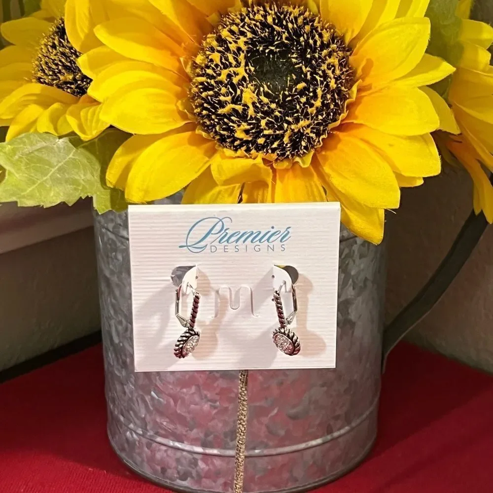 Premier Designs Mattie Silver Earrings #PDER1